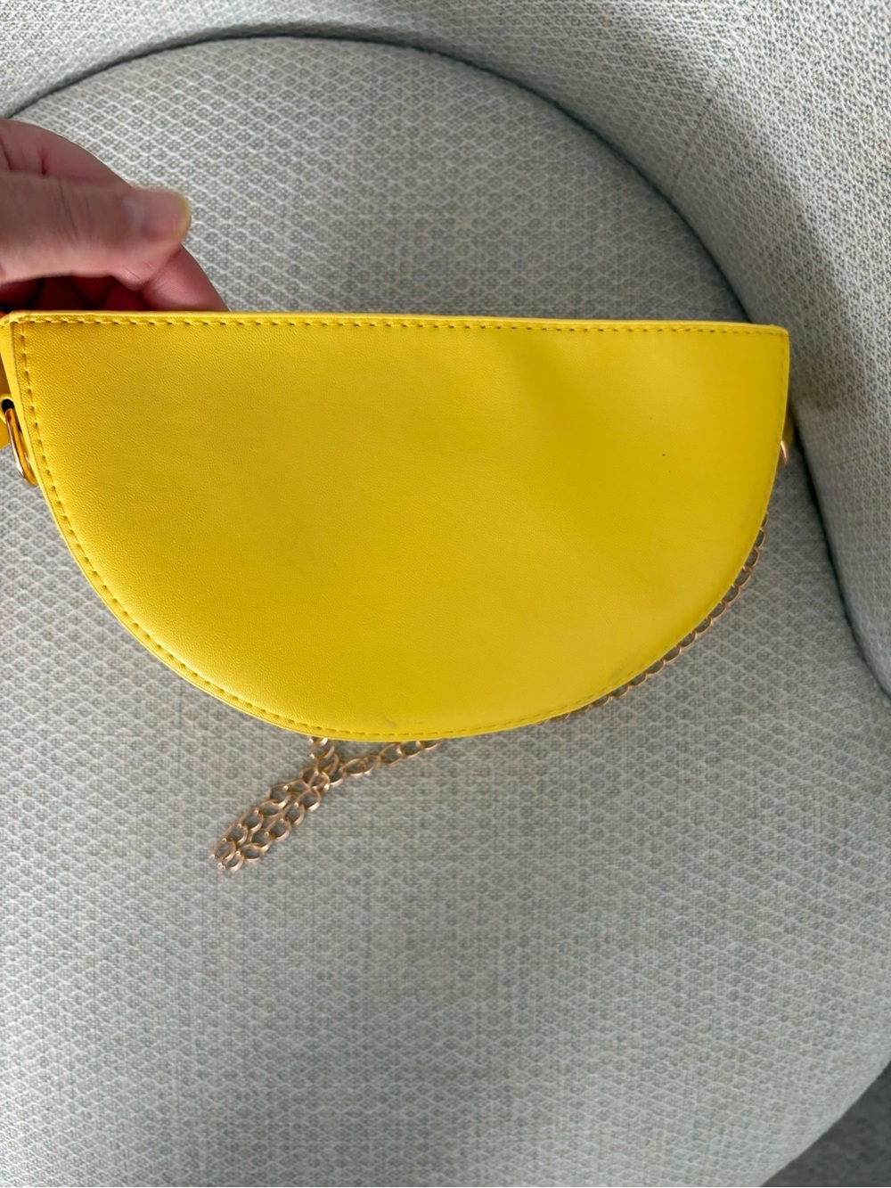 Yellow Lemon Slice Crossbody with FREE Lemon Slice Keychain/Purse Charm - Picture 6 of 10
